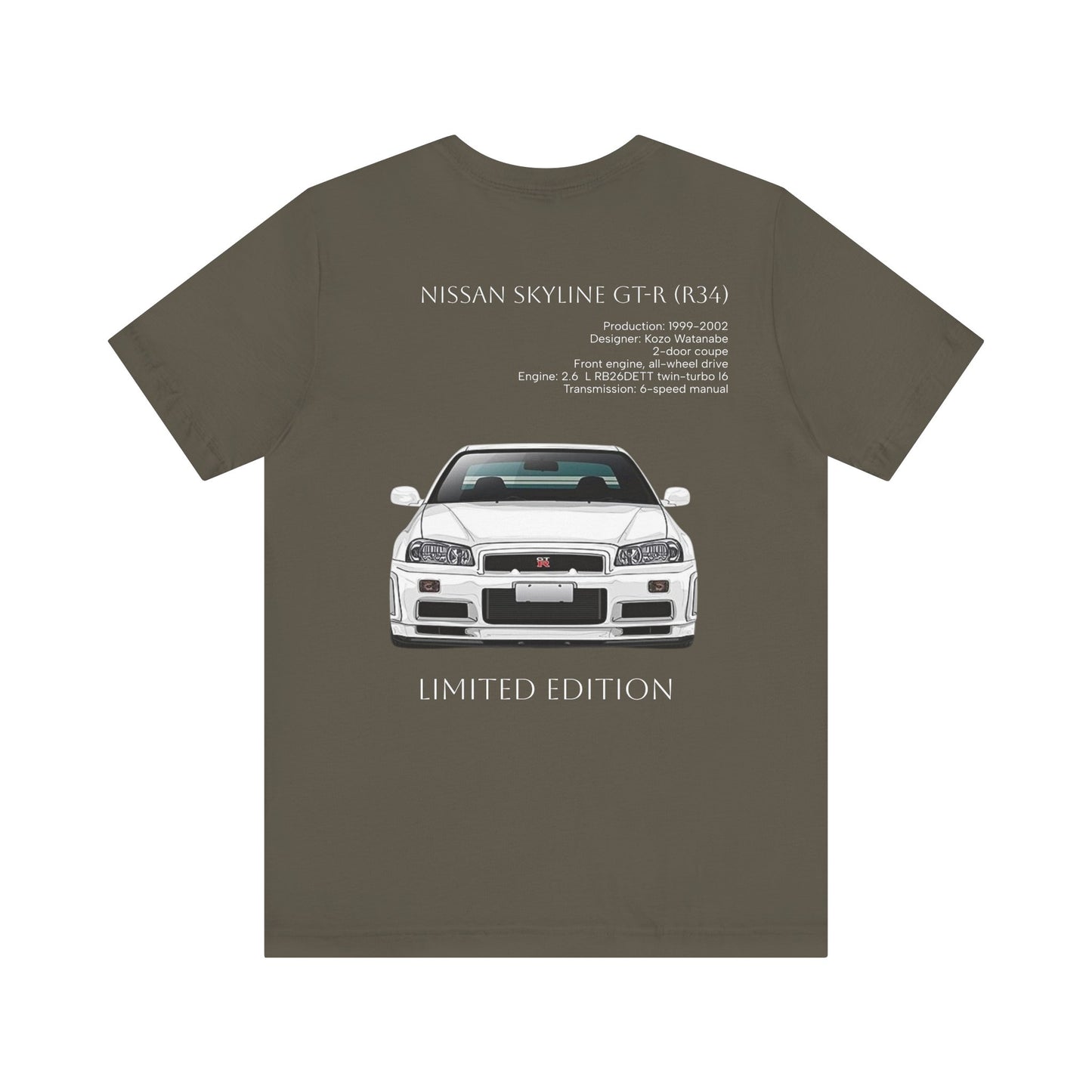T-Shirt NISSAN Skyline R34